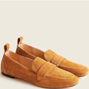 J. Crew Marie Suede Tab loafers chestnut - 10.5